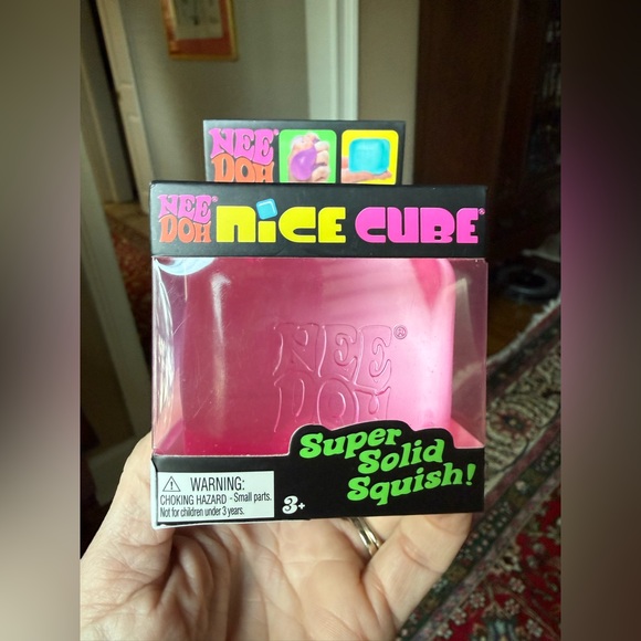 Schylling Other - Nee Doh Nice Cube Super Solid Squish Pink TikTok popular!